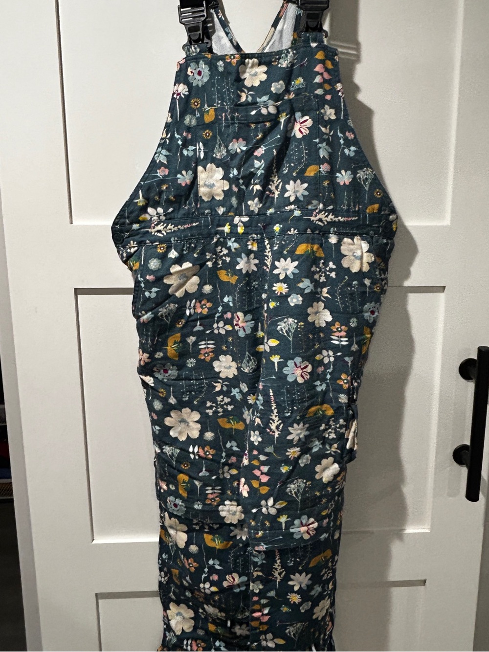 Rosie's Floral Print Bib Overalls - Shorts Conversion - Picture 2 of 10